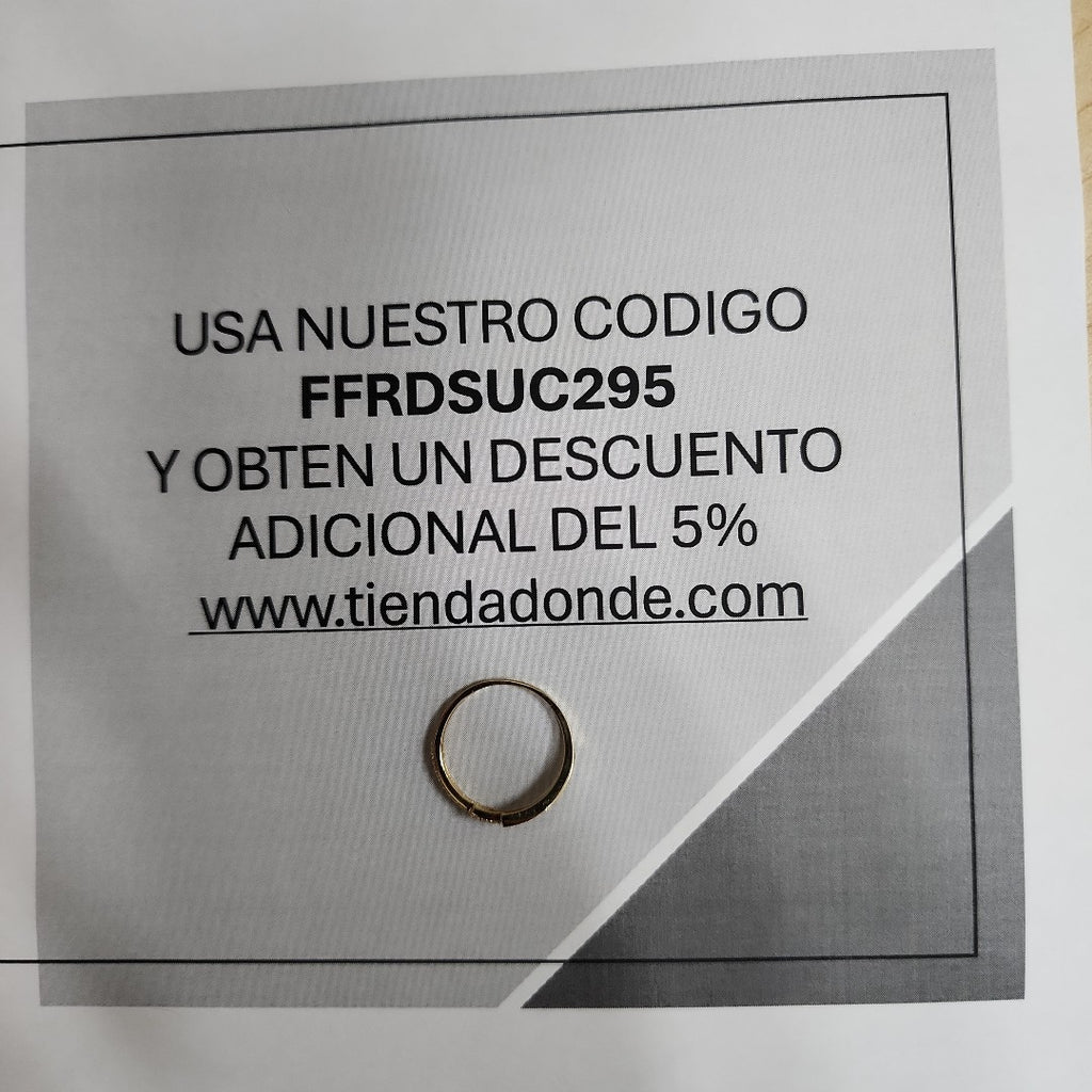ANILLOS DAMA ORO 14K 1.7 (NUEVO)