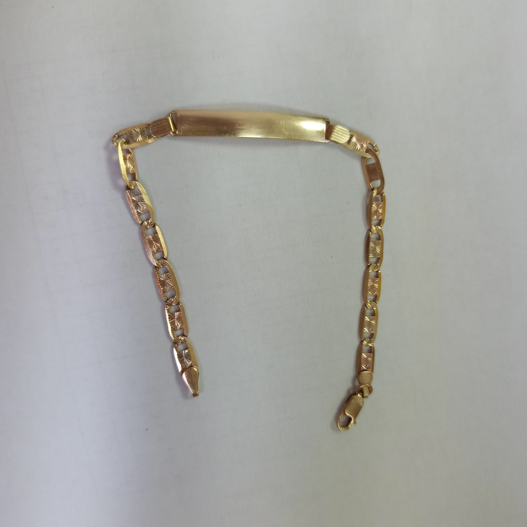 ESCLAVA ORO,RODIADO 14 K 9,50 GRMS (SEMINUEVO)
