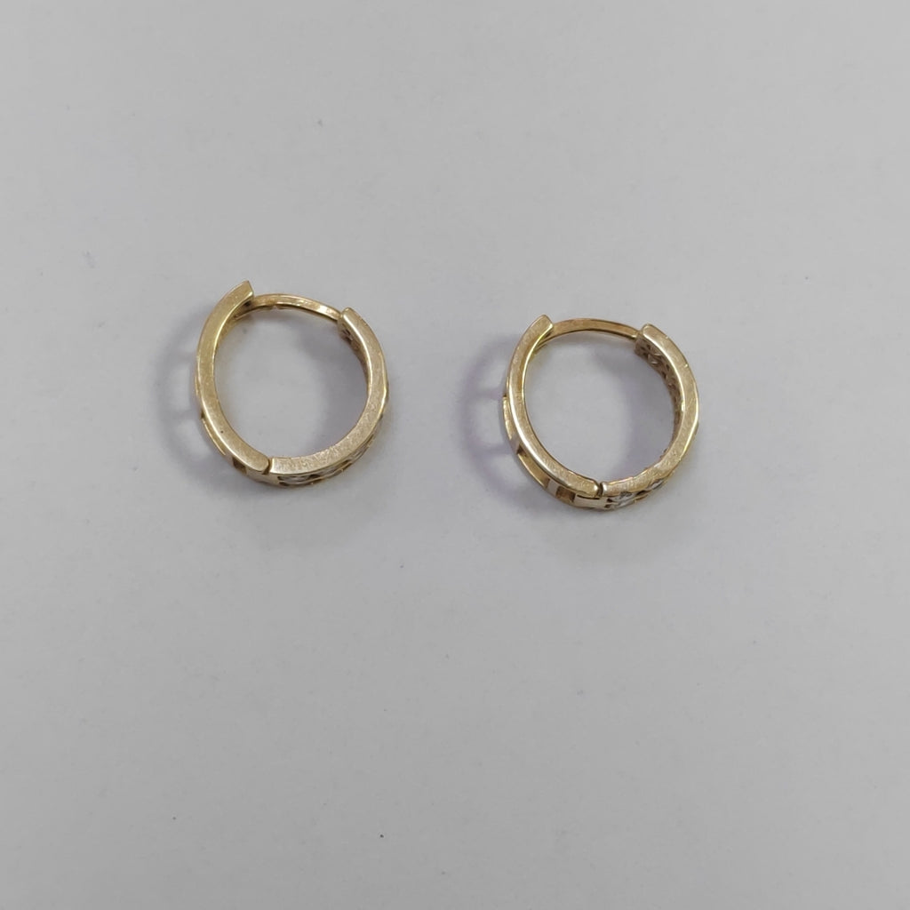 ARRACADAS PAR ORO 14 K 2.2 GRMS (SEMINUEVO)