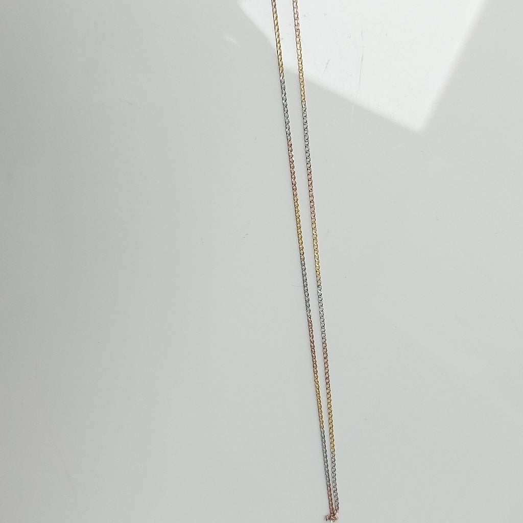 CADENA ORO COMBINADO 14 K 1,00 GRMS (SEMINUEVO)