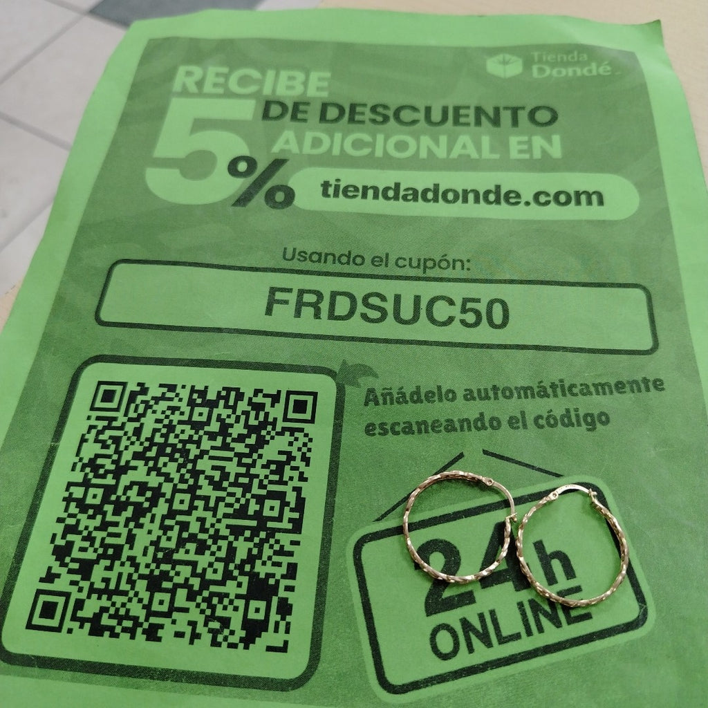 ARRACADAS PAR ORO 10 K 3,10 GRMS (SEMINUEVO)