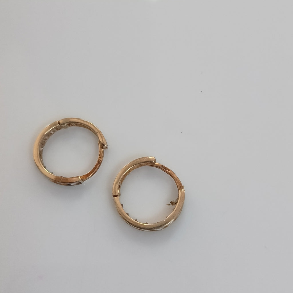 ARRACADAS PAR ORO 10 K 1.4 GRMS (SEMINUEVO)