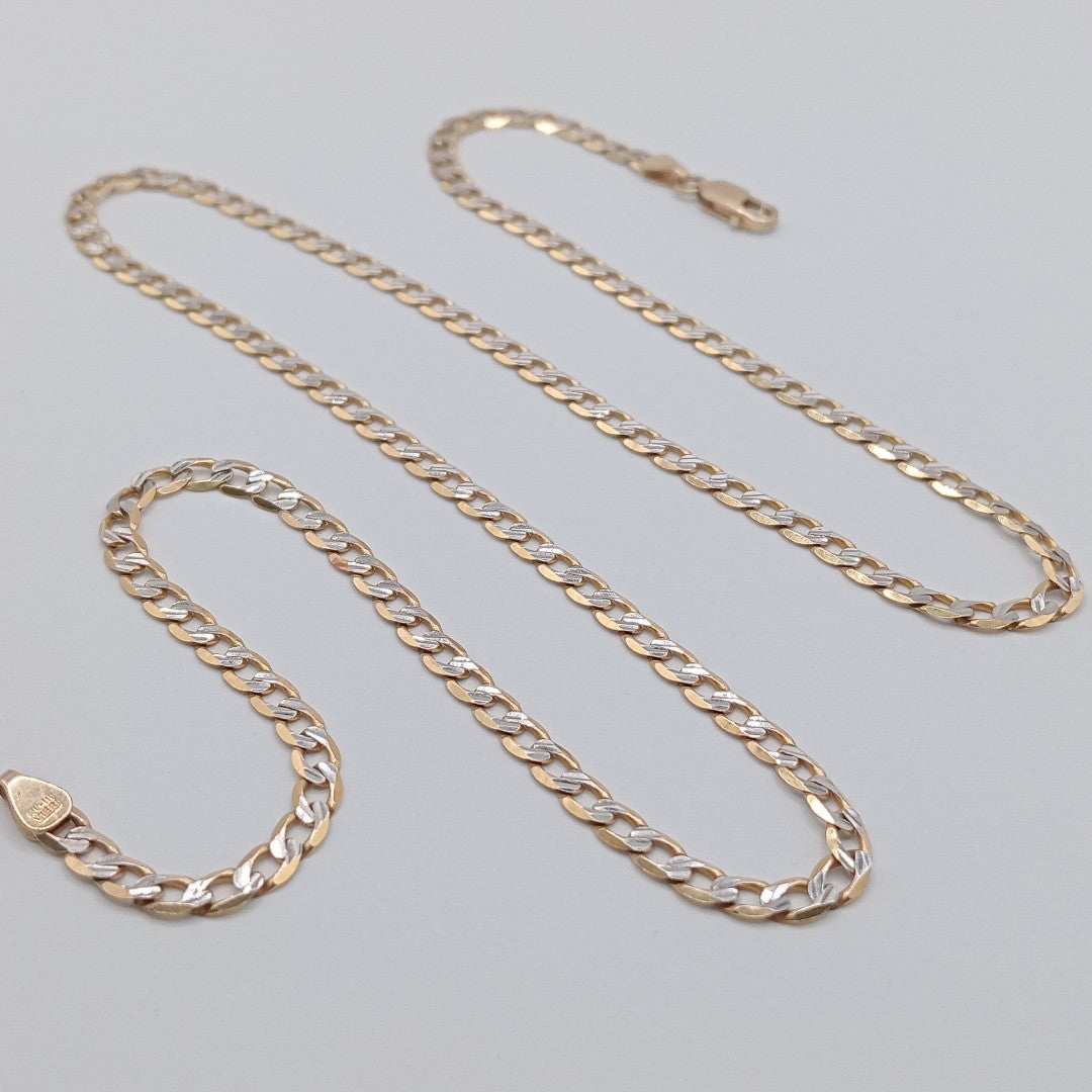 CADENA ORO,RODIADO 14 K 10,30 GRMS (SEMINUEVO)