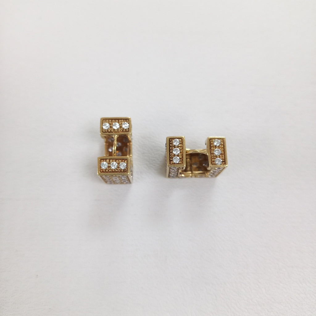 ARETES PAR ORO 14 K 11.7 GRMS (SEMINUEVO)