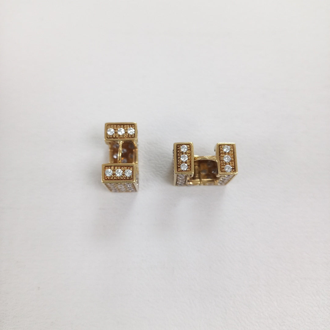 ARETES PAR ORO 14 K 11.7 GRMS (SEMINUEVO)