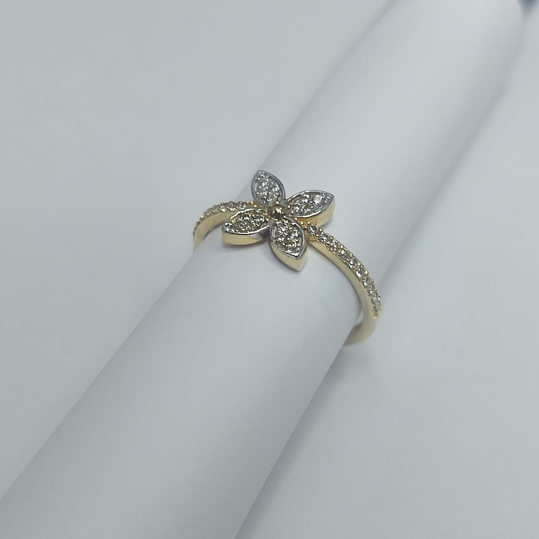ANILLOS DAMA ORO 14K 2 (NUEVO)
