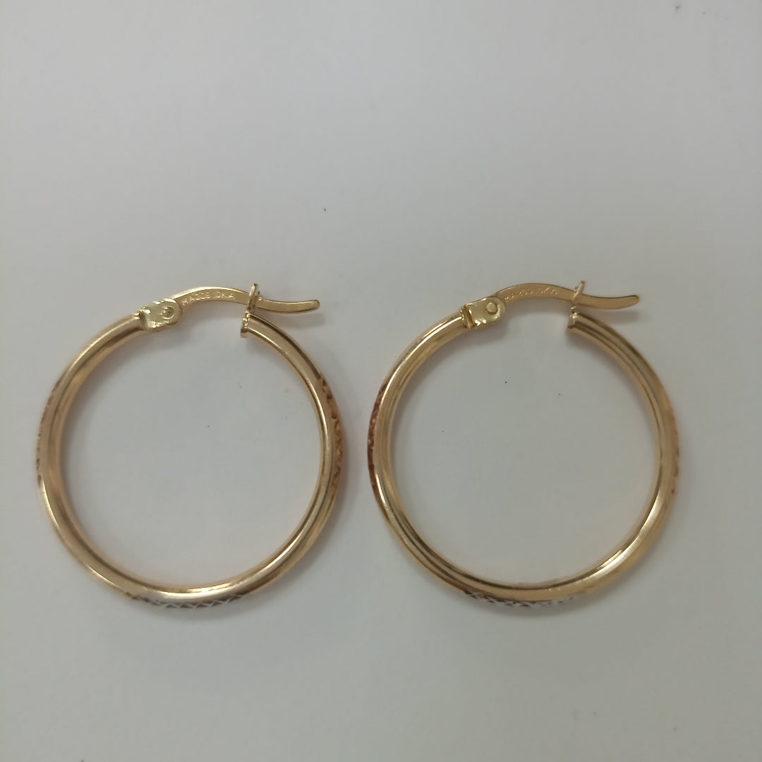 ARRACADAS ORO 10K 1.5 (NUEVO)