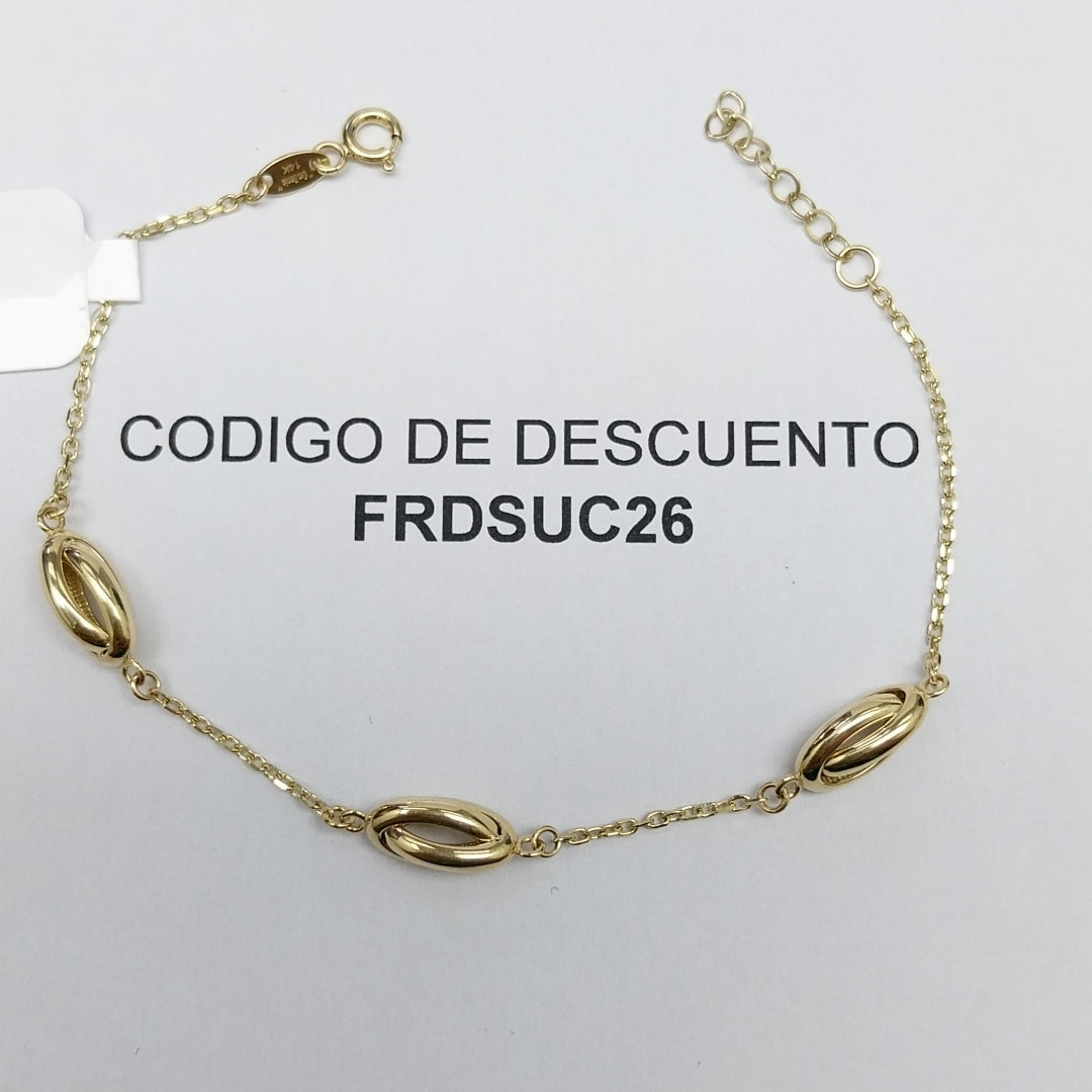 PULSERAS DAMA ORO 14K 3 (NUEVO)