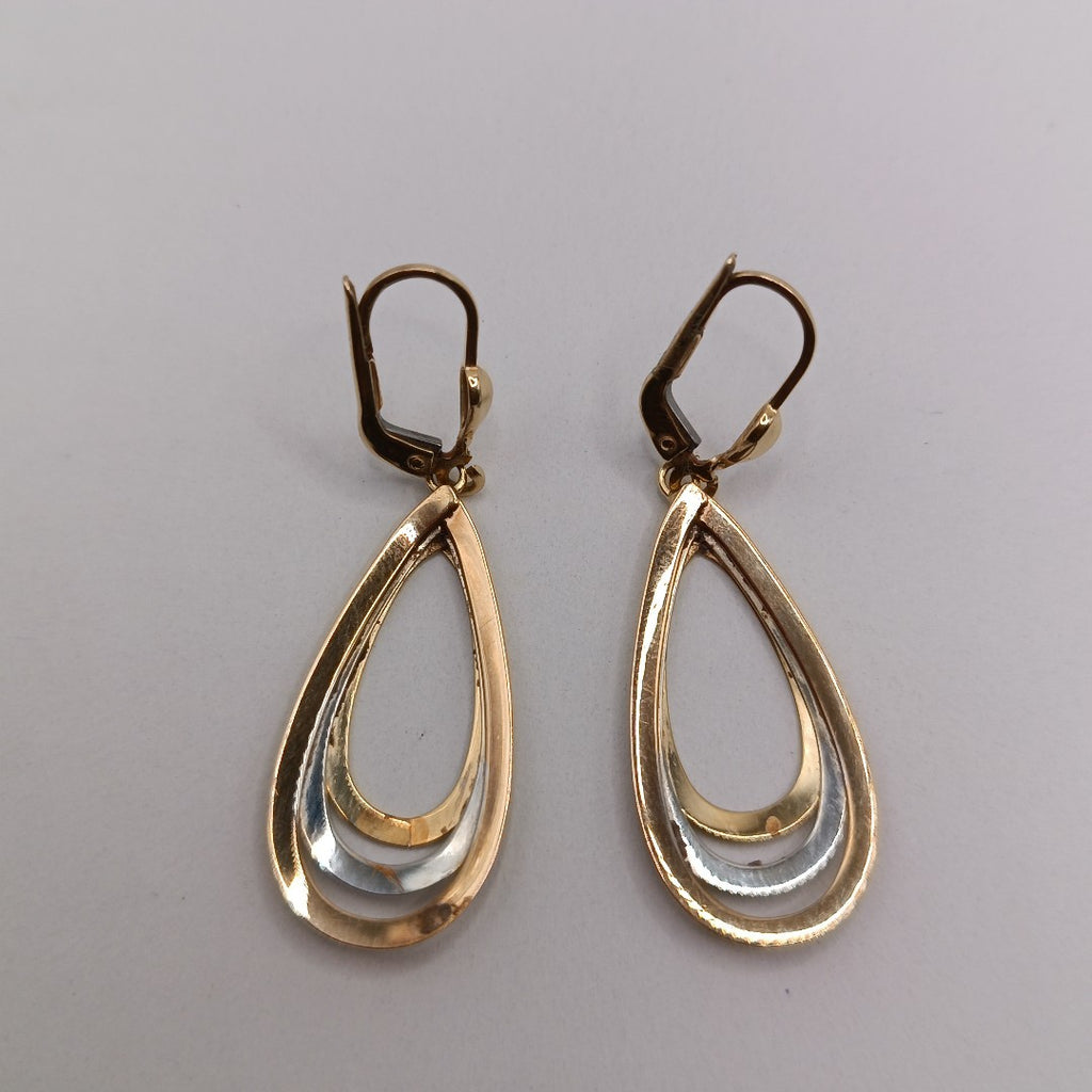 ARETES PAR ORO 14 K 3,40 GRMS (SEMINUEVO)