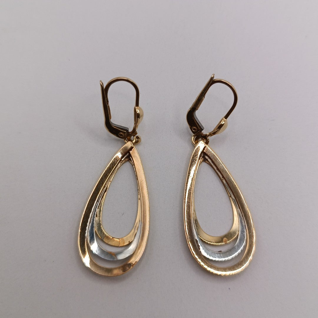 ARETES PAR ORO 14 K 3,40 GRMS (SEMINUEVO)