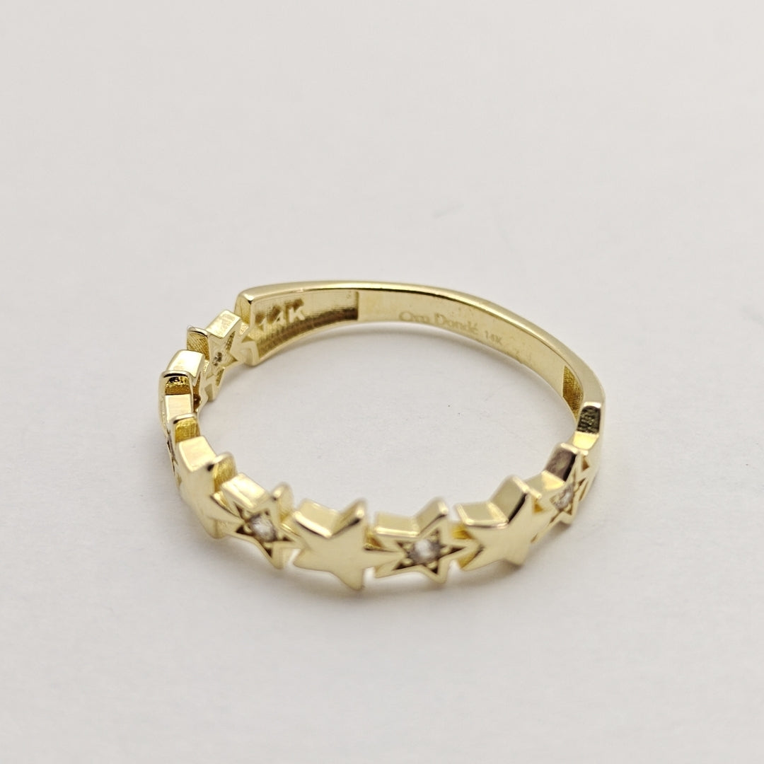ANILLOS DAMA ORO 14K 2 (NUEVO)