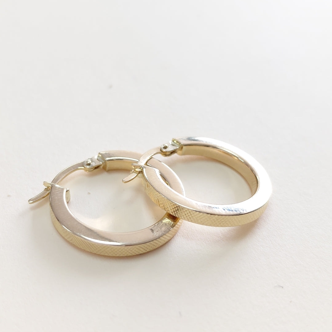 ARRACADAS ORO 10K 2.5 (NUEVO)