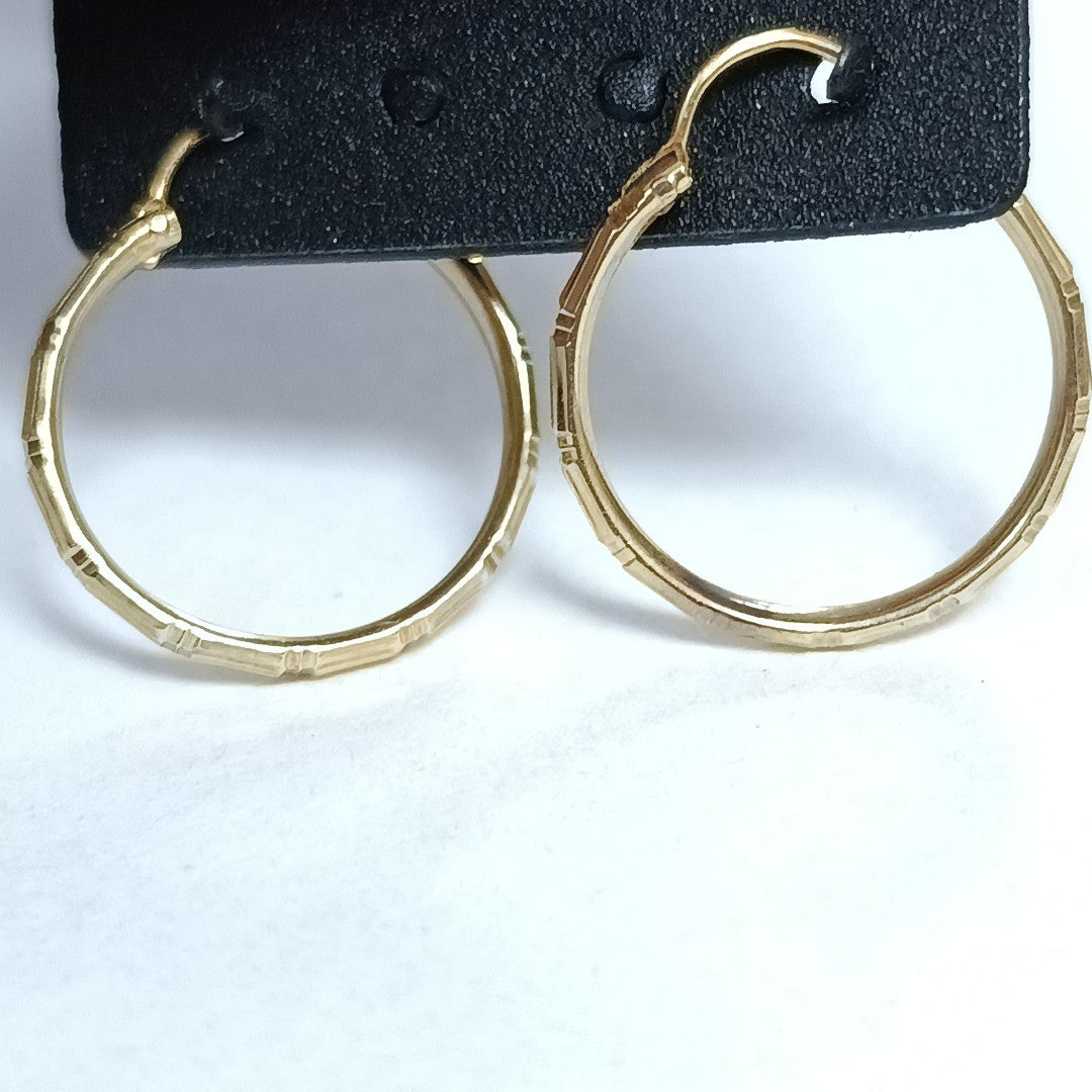 ARRACADAS PAR ORO 10 K 1,60 GRMS (SEMINUEVO)