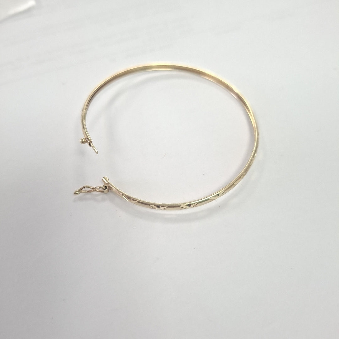 PULSERA RIGIDA ORO 14 K 2,10 GRMS (SEMINUEVO)