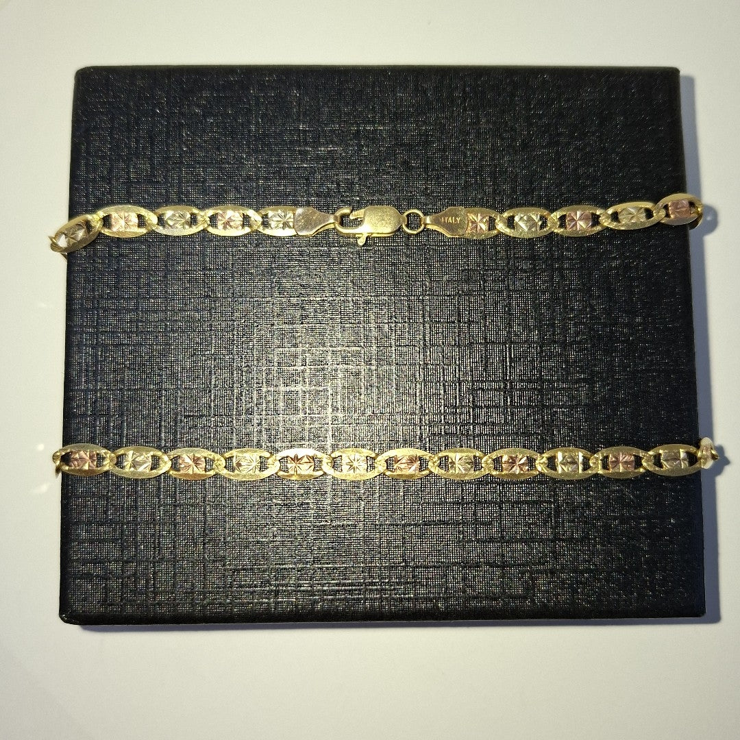 CADENA ORO COMBINADO 14 K 9,70 GRMS (SEMINUEVO)