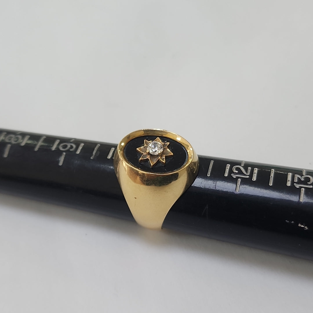ANILLO ORO 14 K 15.2 GRMS (SEMINUEVO)
