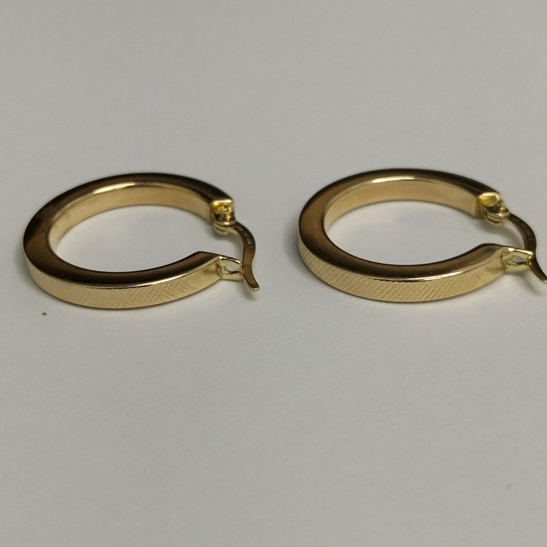 ARRACADAS ORO 10K 2.5 (NUEVO)