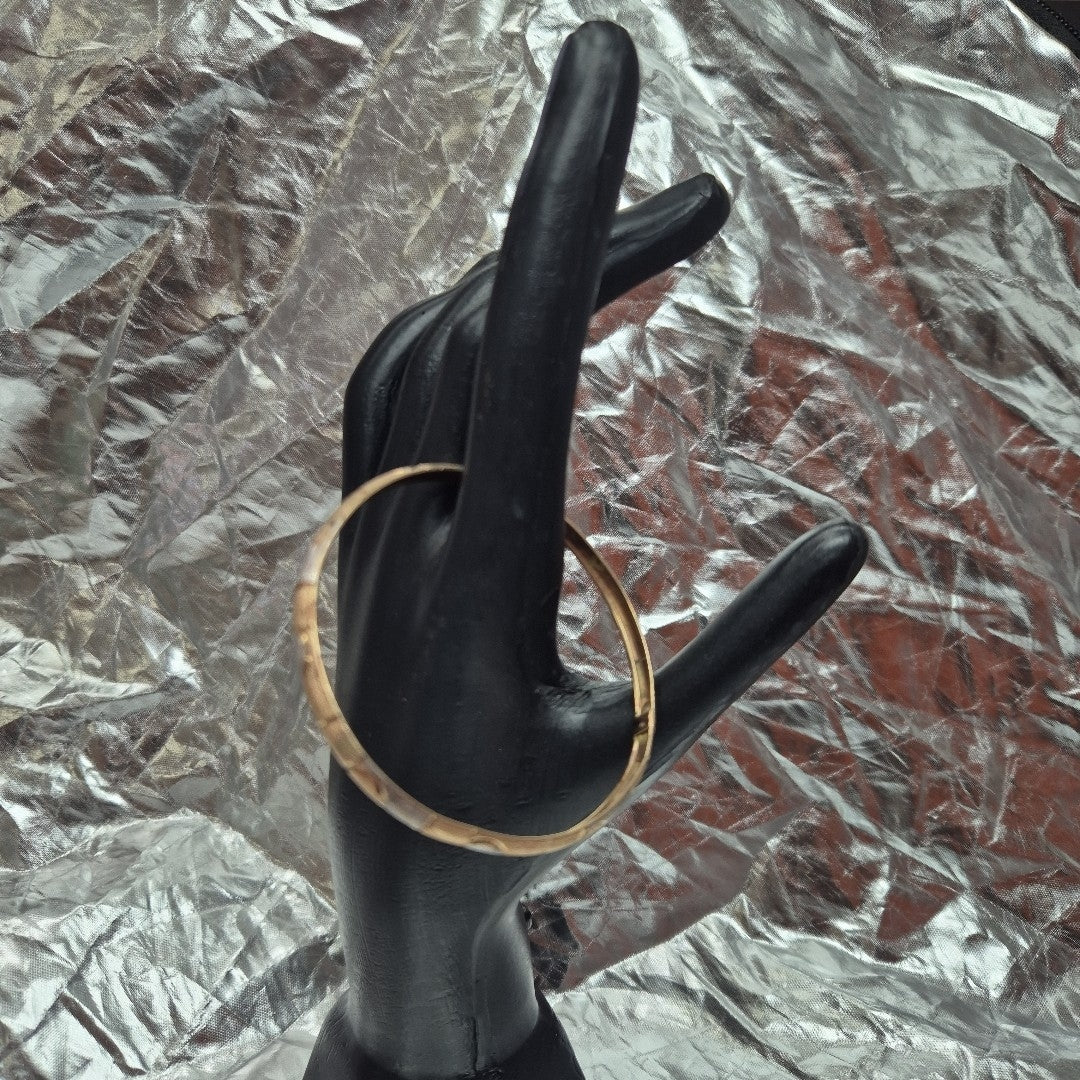 PULSERA RIGIDA ORO COMBINADO 10 K 6,00 GRMS (SEMINUEVO)