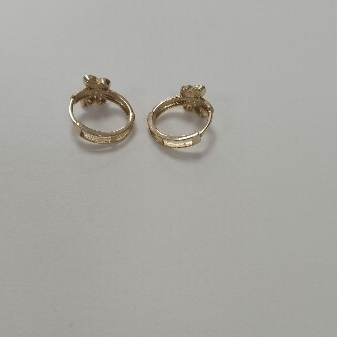 ARRACADAS PAR ORO 14 K 2.3 GRMS (SEMINUEVO)