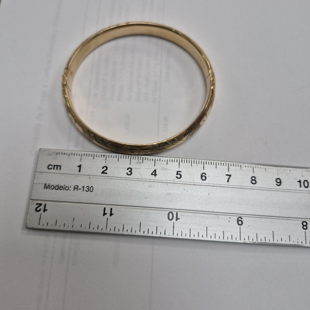 PULSERA RIGIDA ORO 10 K 8.3 GRMS (SEMINUEVO)