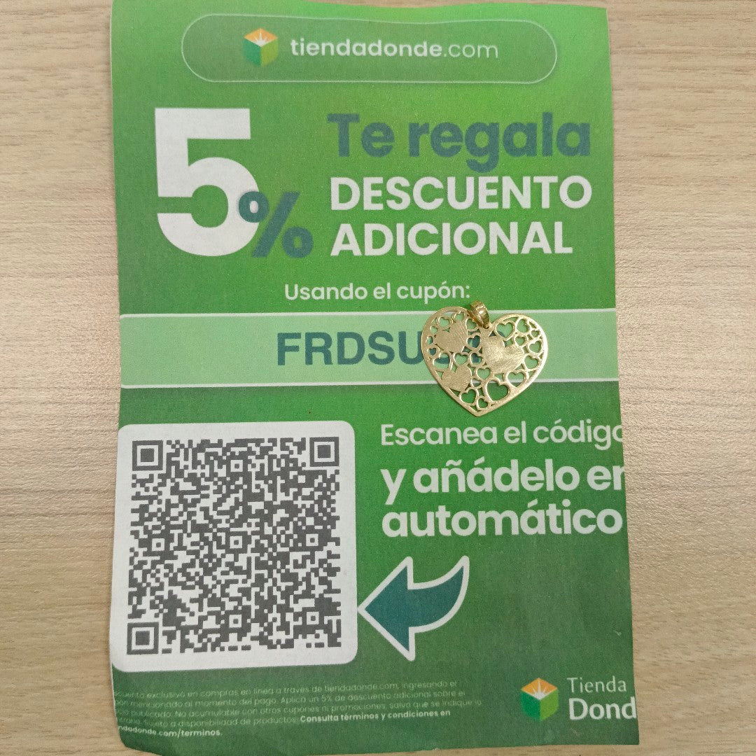 DIJE ORO 14 K 1.5 GRMS (SEMINUEVO)