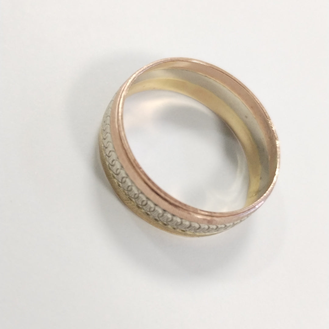 ARGOLLA ORO, ORO COMBINADO 10 K 2 GRMS (SEMINUEVO)