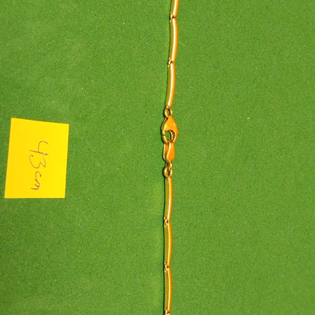 GARGANTILLA ORO COMBINADO 14 K 19,70 GRMS (SEMINUEVO)