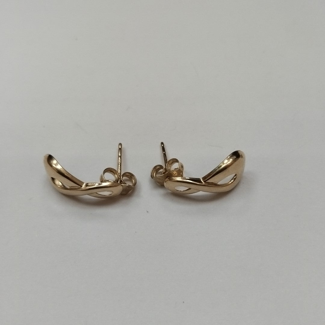 BROQUELES PAR ORO 14 K 1 GRMS (SEMINUEVO)