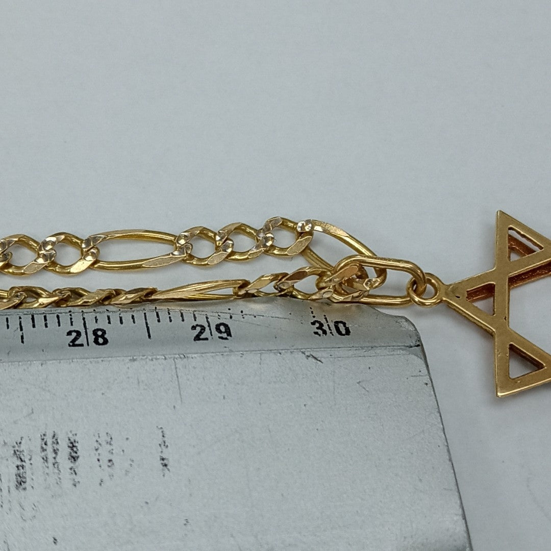 CADENA, DIJE ORO 14 K 14.4 GRMS (SEMINUEVO)