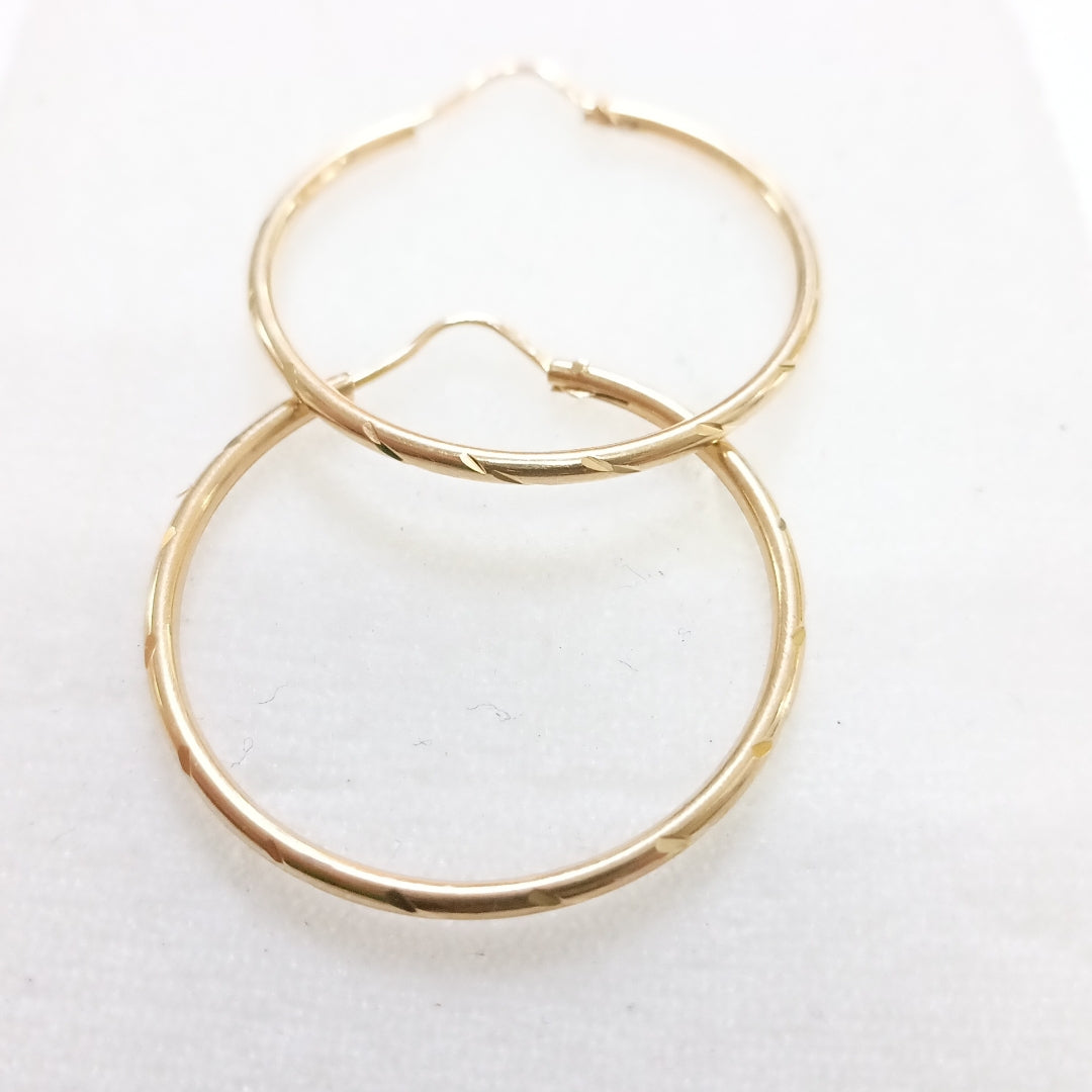 ARRACADAS PAR ORO 14 K 2 GRMS (SEMINUEVO)