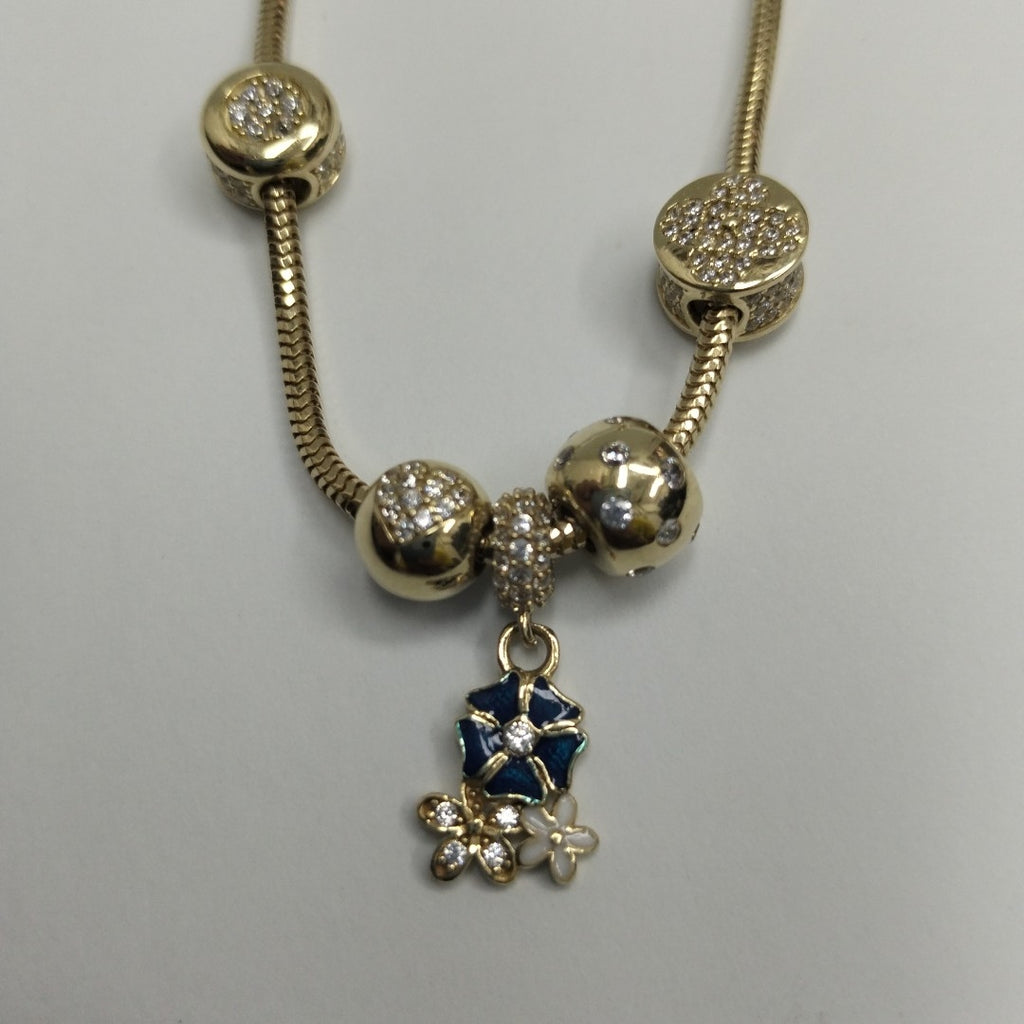 PULSERA CHARM ORO 14K 9.9 (NUEVO)