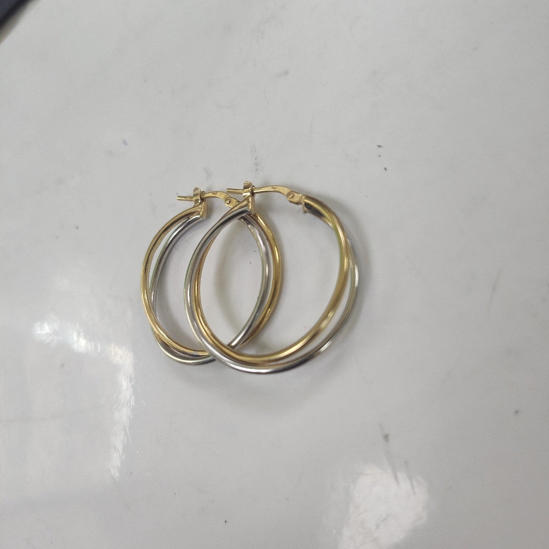 ARRACADAS PAR ORO 10 K 1.9 GRMS (SEMINUEVO)