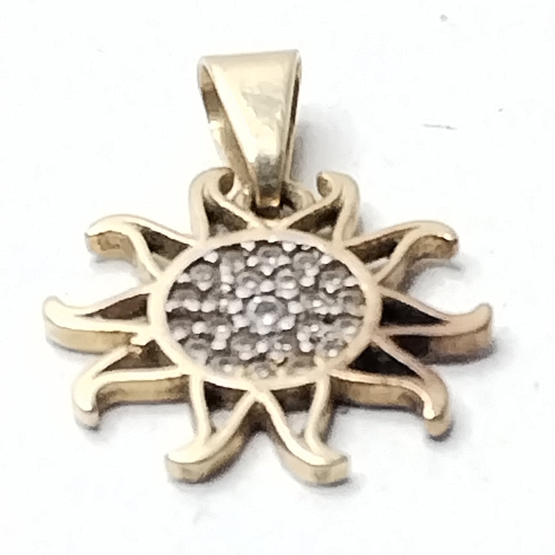 DIJE ORO,ORO COMBINADO 10 K 1,30 GRMS (SEMINUEVO)