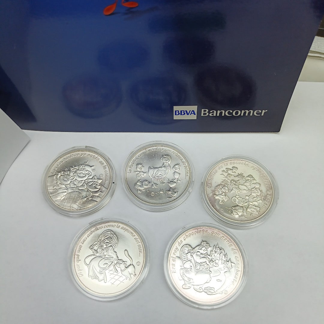 MEDALLA CONMEMORATIVA PLATA 311 GRMS (SEMINUEVO)