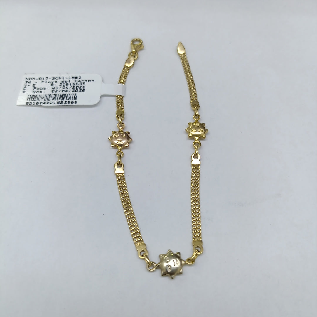 PULSERA ORO 18 K 4.3 GRMS (SEMINUEVO)