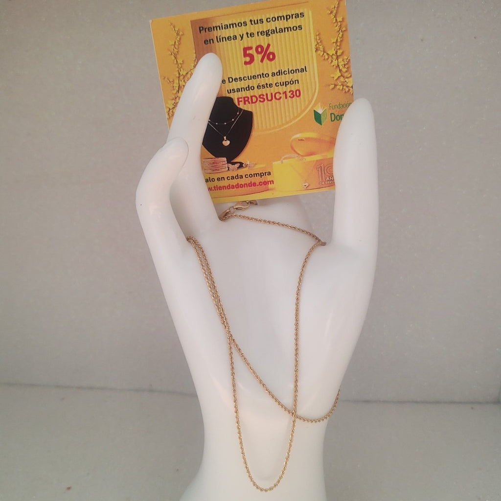CADENA ORO 14 K 4.1 GRMS (SEMINUEVO)