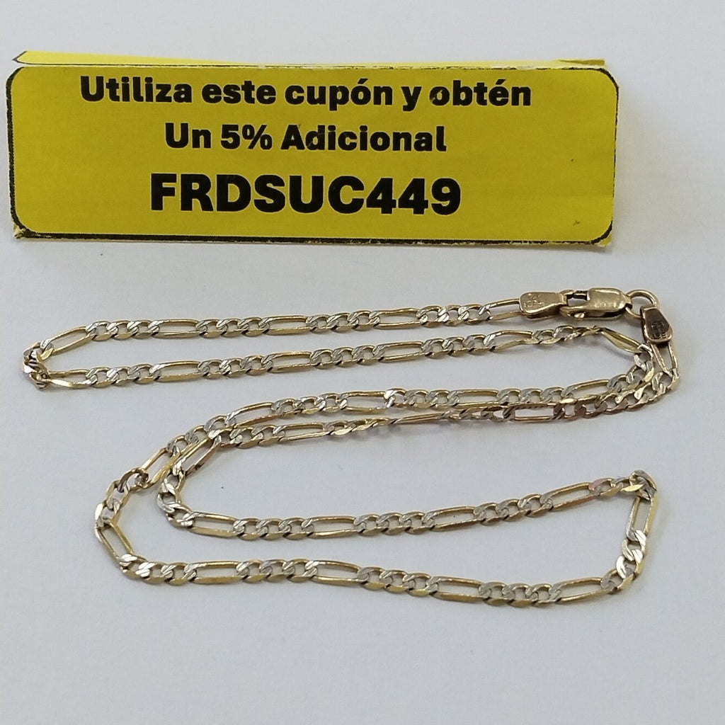 CADENA ORO 14 K 3.5 GRMS (SEMINUEVO)