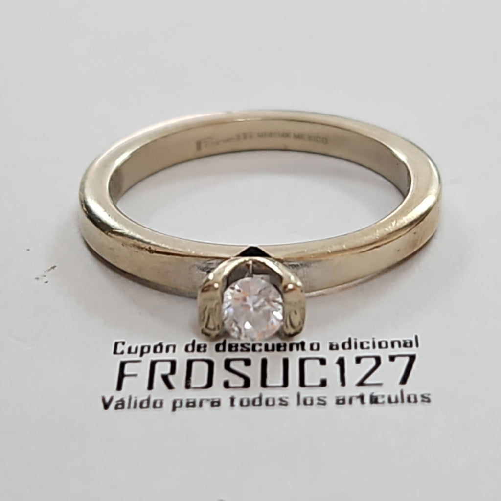 SOLITARIO ORO 14 K 3.8 GRMS (SEMINUEVO)