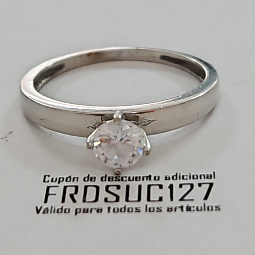 SOLITARIO ORO BLANCO 14 K 2.2 GRMS (SEMINUEVO)