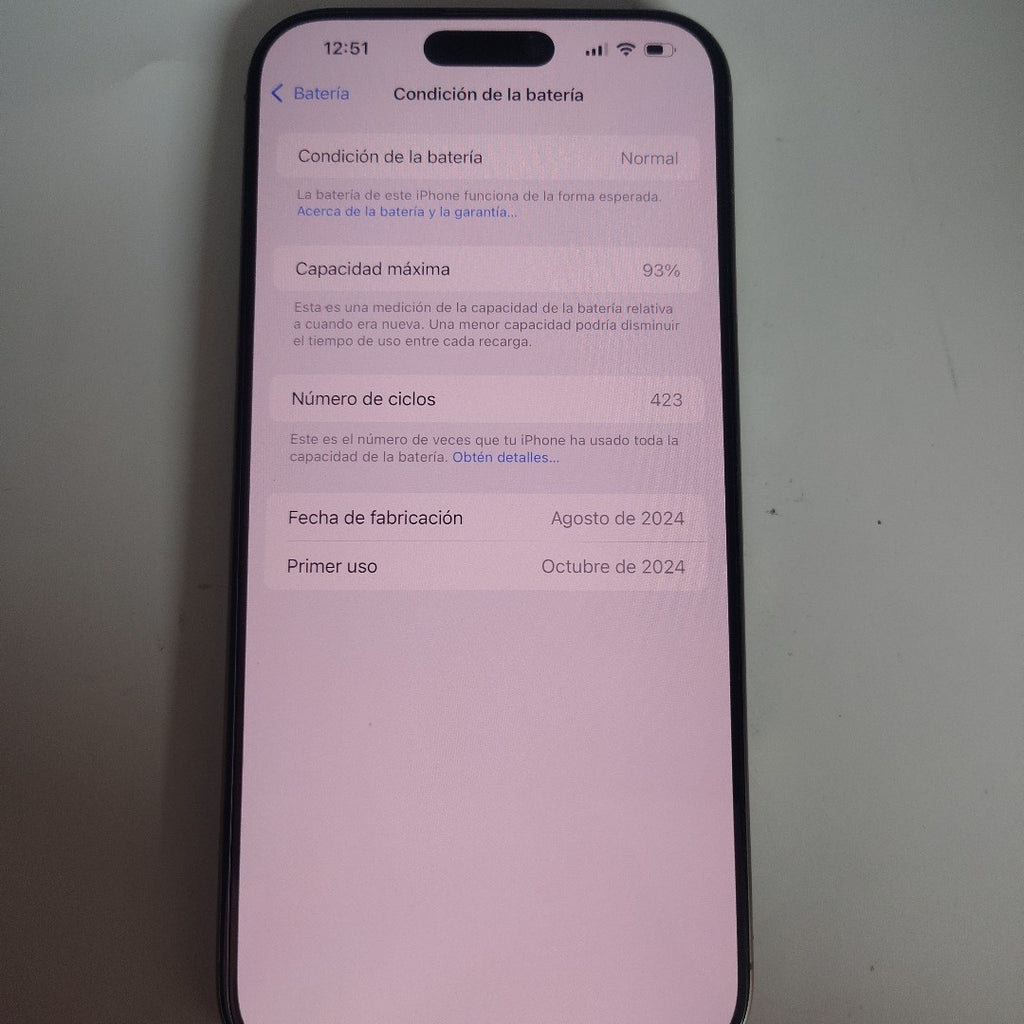CELULAR APPLE IPHONE 16 PRO MAX A3084 (2024) 256 GB 8 GB RAM