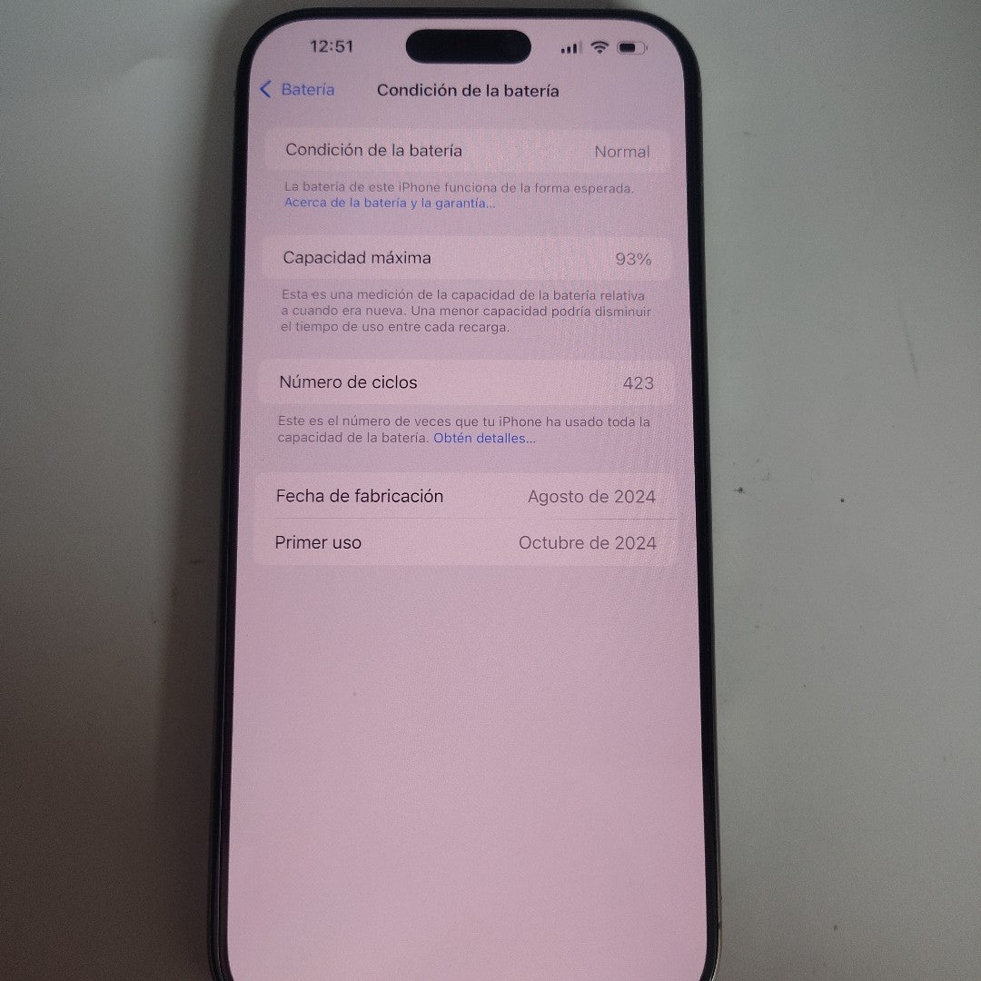 CELULAR APPLE IPHONE 16 PRO MAX A3084 (2024) 256 GB 8 GB RAM