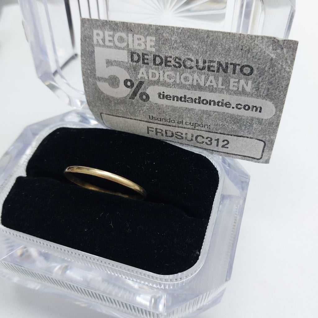 ARGOLLA ORO 14 K 0.7 GRMS (SEMINUEVO)