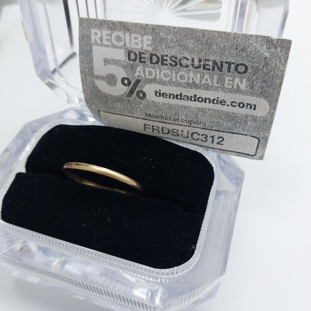 ARGOLLA ORO 14 K 0.7 GRMS (SEMINUEVO)