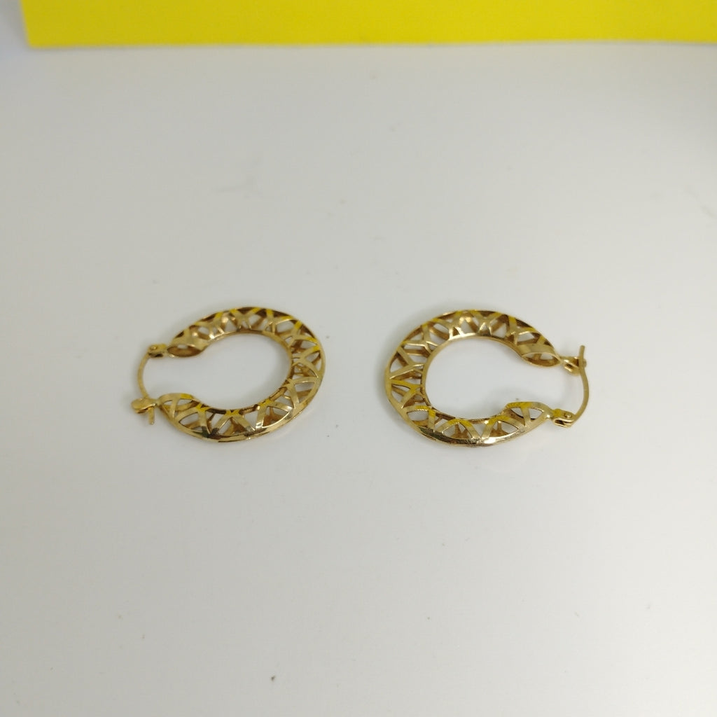 ARRACADAS PAR ORO 10 K 2.8 GRMS (SEMINUEVO)