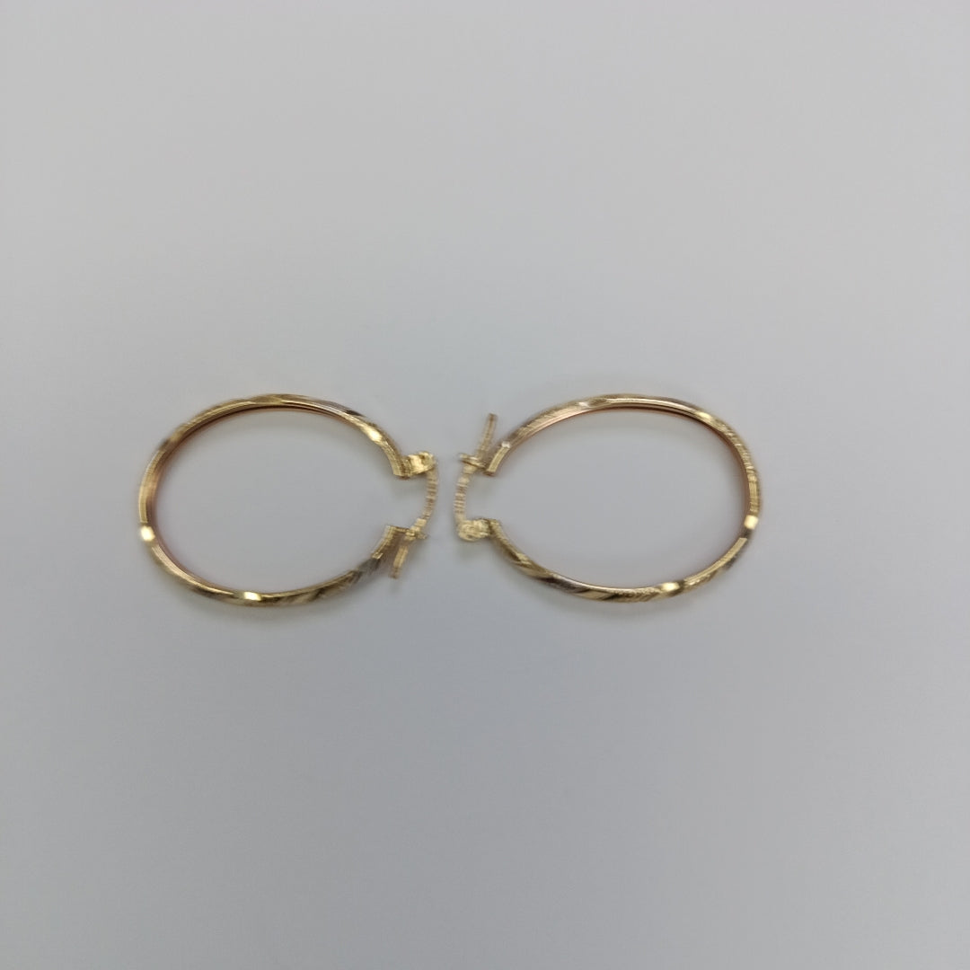 ARRACADAS PAR ORO 14 K 2,80 GRMS (SEMINUEVO)