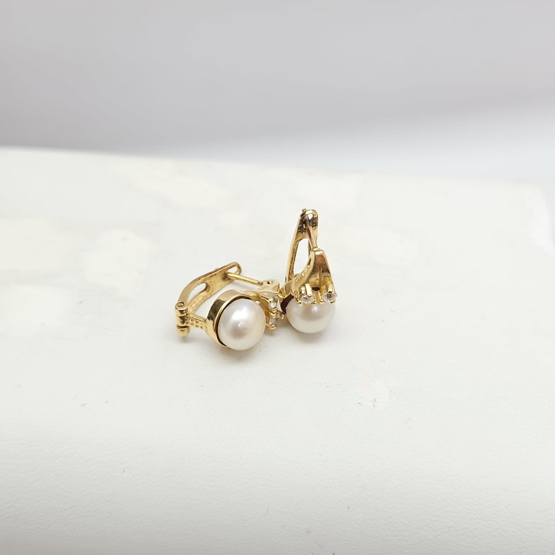 ARETES PAR ORO 14 K 4.2 GRMS (SEMINUEVO)