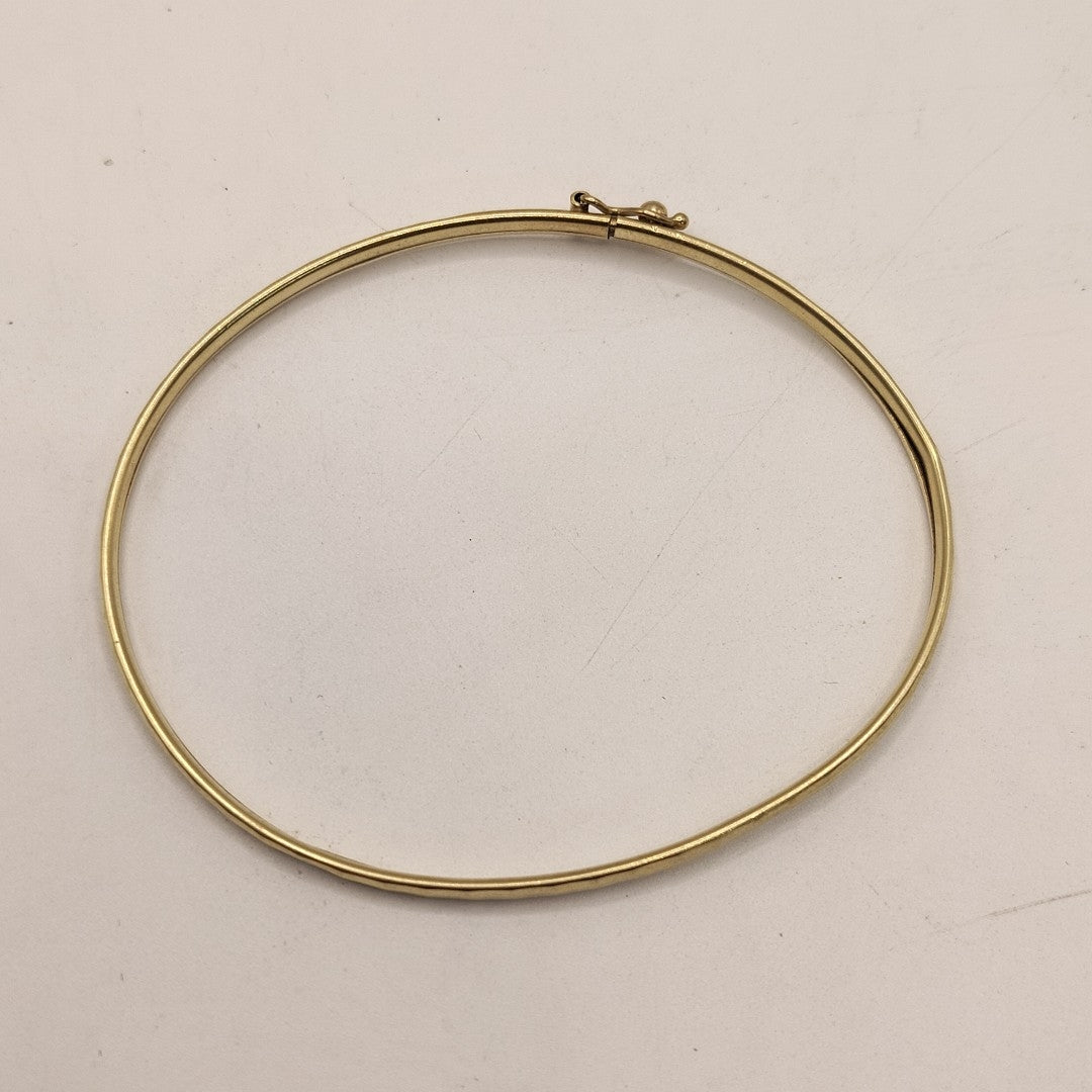 PULSERA RIGIDA ORO 10 K 3,20 GRMS (SEMINUEVO)