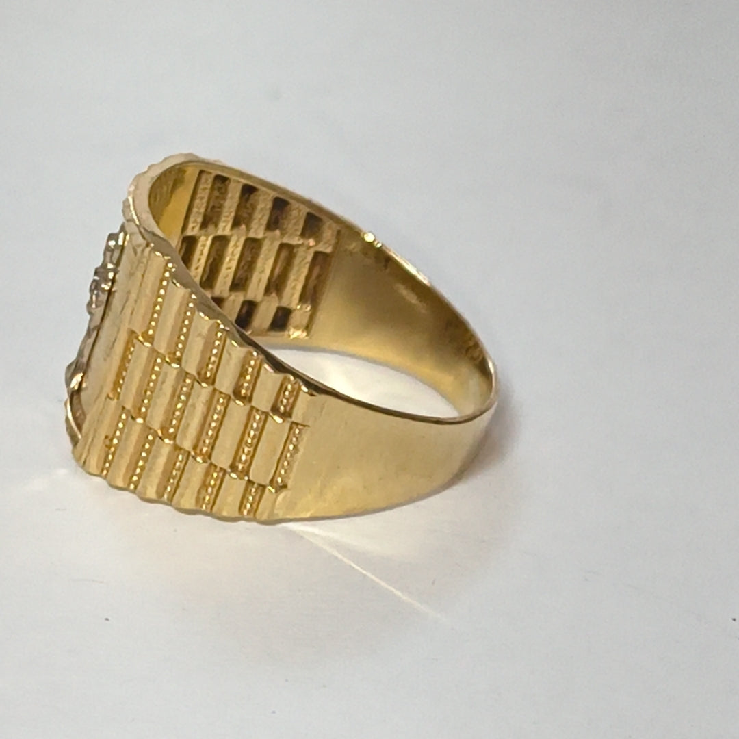 ANILLO ORO 10 K 4.3 GRMS (SEMINUEVO)