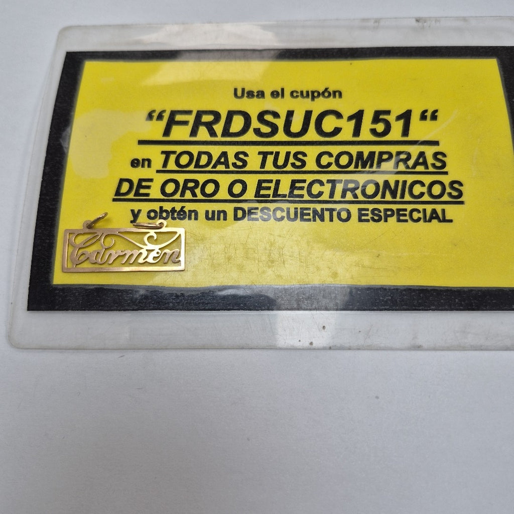 DIJE ORO 10 K 1.7 GRMS (SEMINUEVO)