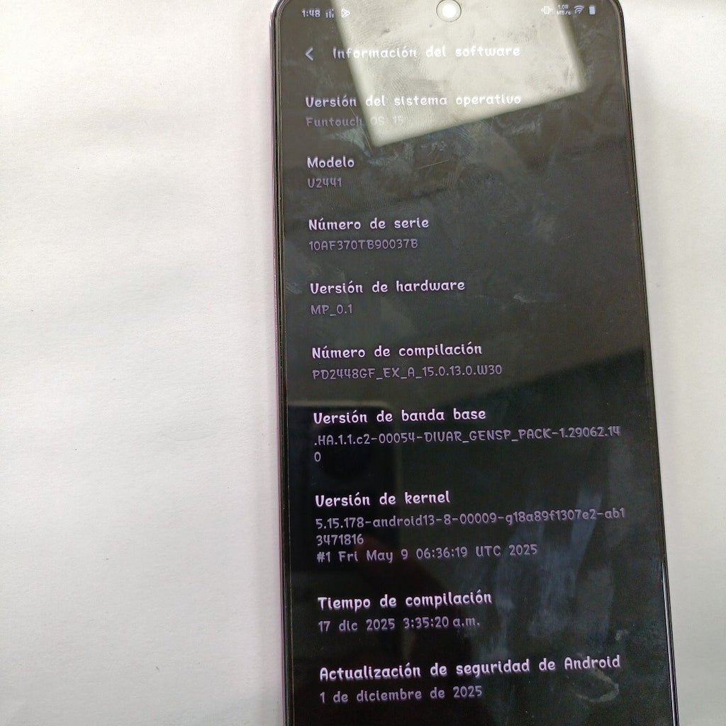 CELULAR VIVO V50 LITE V2441 (2025) 256 GB 8 GB RAM (SEMINUEVO)